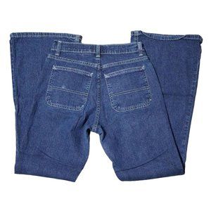 Vintage Old Navy Jeans Size 2 Flare Stretch Boot Cut Dark Wash